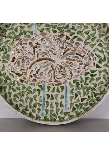 Mylamp Pure Sedef 35 X4 Cm. Sedefli Mozaik Tepsi modelleri