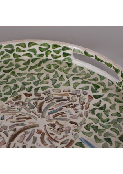 Mylamp Pure Sedef 35 X4 Cm. Sedefli Mozaik Tepsi fırsatları