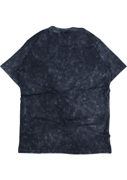 Unisex Blue Be Star Billie Kol Baskılı Yıkamalı T-Shirt, Oversize Billie Eilish Temalı Vintage Tişört fiyatları