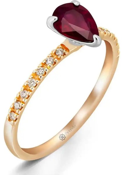 1,00 Karat Pırlanta Yakut Yüzük fiyatları