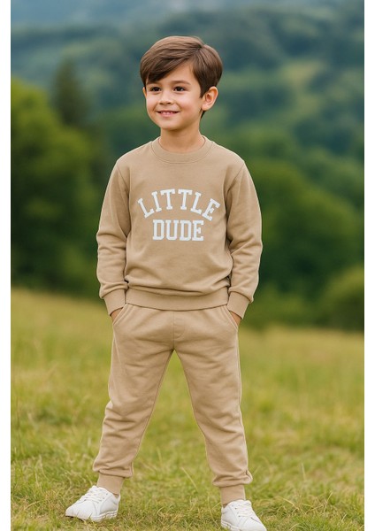 Little Baskı 2 Ip Erkek Çocuk Eşofman Takım