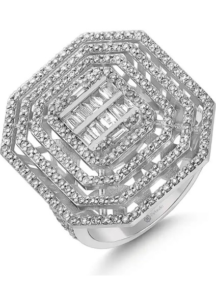 1,53 Karat Pırlanta Baget Yüzük fiyatları