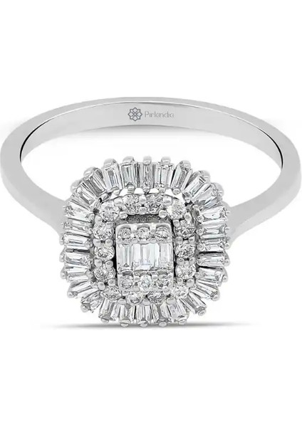 0,43 Karat Pırlanta Baget Yüzük fiyatları