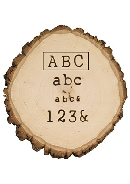 Hollow 26162 Büyük Harf Alfabe Hotstamps, 1 Adet, 0,63 Inç modelleri