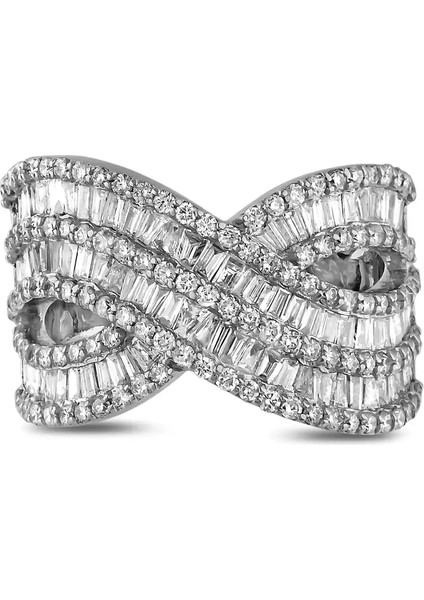 1,75 Karat Pırlanta Baget Yüzük