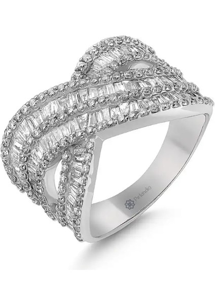 1,75 Karat Pırlanta Baget Yüzük fiyatları