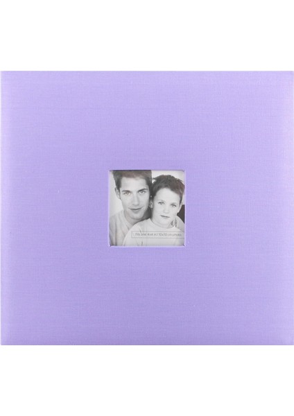 Mcs Fashion Stoff 30,48 cm 30 cm (30 Cm) Sayfa Top Load Scrapbook Fotoğraf Açıklığı Ile, Leylak (Lilac), 12 By 12