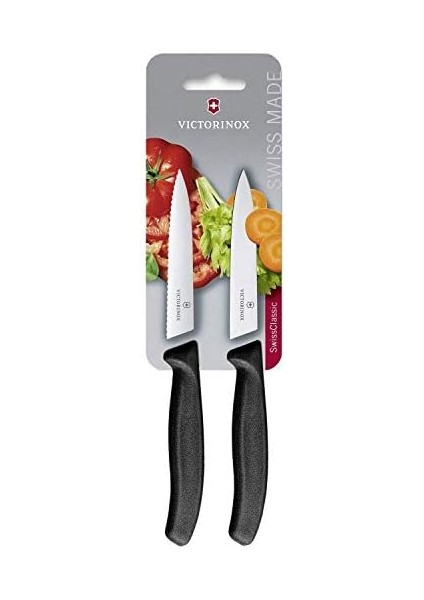 Mutfak Bıçağı Swiss Classic Bıçağı 1 Dalga Plus 1 Normal Siyah Blister Uzunluk: 10 Cm, 6.7793.B fiyatları