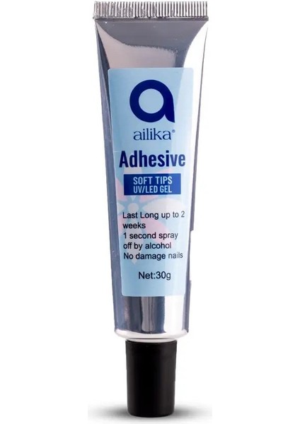 Ailika Soft Tips Yapıştırıcı Uv Hamur Jel Şeffaf 30GR