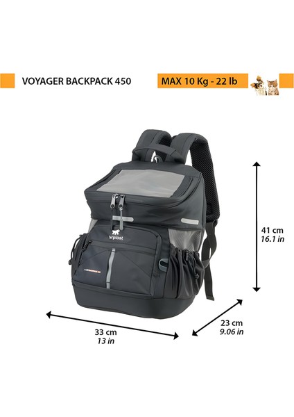 Voyager 400 Evcil Hayvan Taşıma Çantası Siyah 33X23X41CM fiyatları