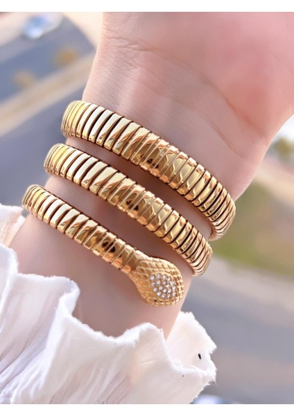 Yeni Sezon Dolamalı Çelik Kordon 3 Atm 2 Yıl Garantili Kadın Kol Saati+Bileklik 10084.2 modelleri