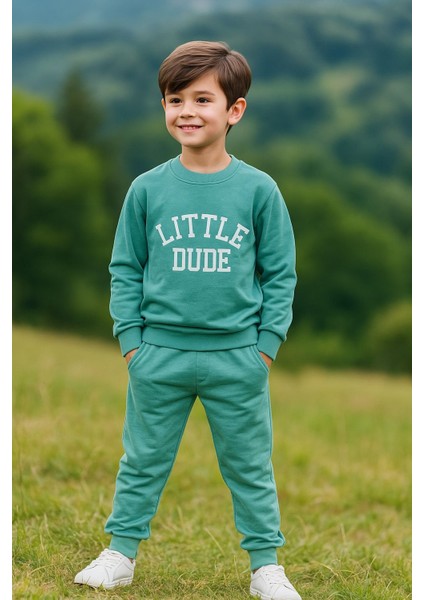Little Baskı 2 Ip Erkek Çocuk Eşofman Takım