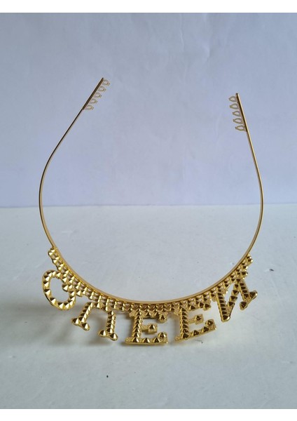 Taç Metal Taşlı Queen Lüks Gold-altın üstten geçme indirimleri