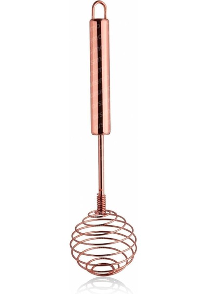 Gold Yumurta Çırpıcı, 26 cm Uzunluk, Paslanmaz Çelik Spiral Tel Çırpma Teli, Sos ve Krema Karıştırıcı