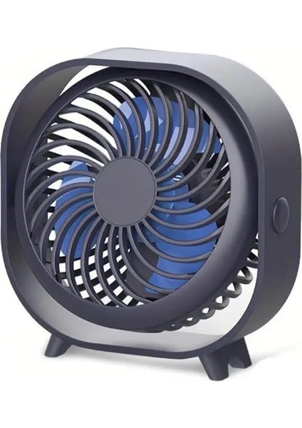 Vantilatör, Şarjlı Masaüstü Fan, 2000 Mah Batarya, Uzun Kullanım Süresi, 3 Kademeli Ayarlanır Güç Modu, Soğutucu Vantilatör, Sessiz Çalışma, Ergonomik Tasarım, Masaüstü Kullanım