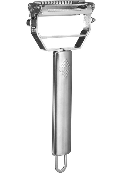 Home Jumbo Boy Paslanmaz Çelik Soyacak - Turbo Jülyen Doğrayıcı - Çok Fonksiyonlu Mutfak Aleti - Sebze ve Meyve Soyucu