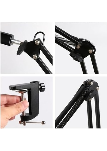 LED Klipsli Masa Lambası - Göz Bakımı 3 Işık Modu x 10 Parlaklık Seviyeleri Masa Lambası - Siyah modelleri