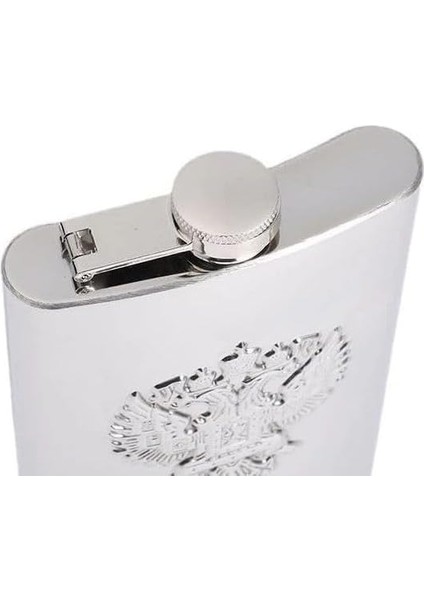 Çelik 270 ml 9 Oz Matara Kabartmalı Kartal Figürlü Şık Içki Matarası Sızdırmaz, Kompakt, Taşınabilir Kamp Için Uygun modelleri