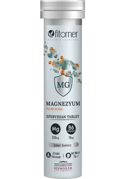 Magnezyum ve P5P (Vitamin B6) Içeren Efervesan