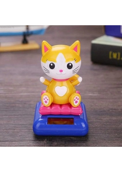 Güneş Enerjili Solar Sallanan Kedi
