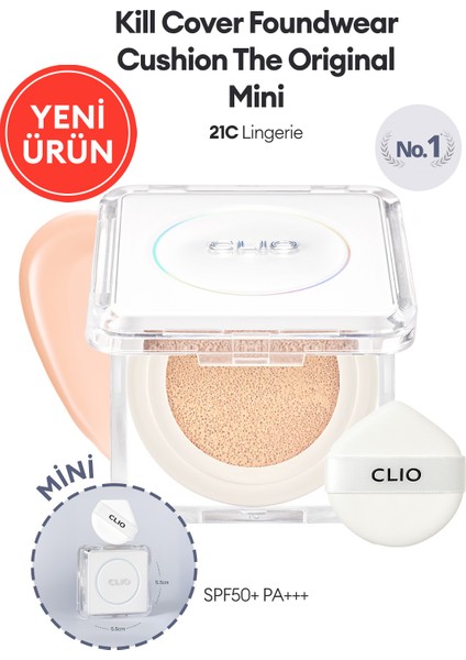 Mat Bitişli Clıo Kill Cover Founwear Cushion The Original Mini (21C Lingerie) SPF50+ Pa+++