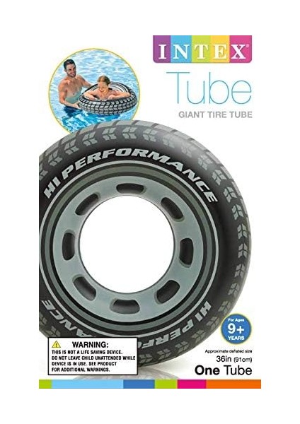 - Yüzme Tüpü, Dev Araba Kayışı, 91 cm modelleri