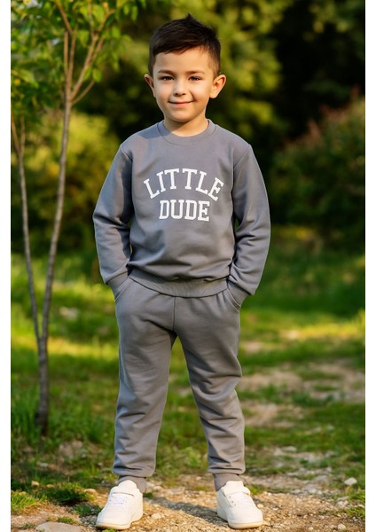 Little Baskı 2 Ip Erkek Çocuk Eşofman Takım