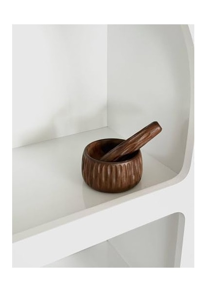 Home Akasya Ahşap Sarımsak Ezici Havan Seti - Tokmaklı Baharat ve Sarımsak Ezici, Doğal Ahşap El Yapımı Mutfak Yardımcısı, Dayanıklı ve Estetik Ezme Havanı (Desenli) modelleri