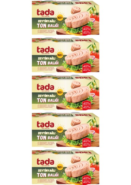 Zeytinyağlı Klasik Ton Balığı 160 gr x 10 Adet