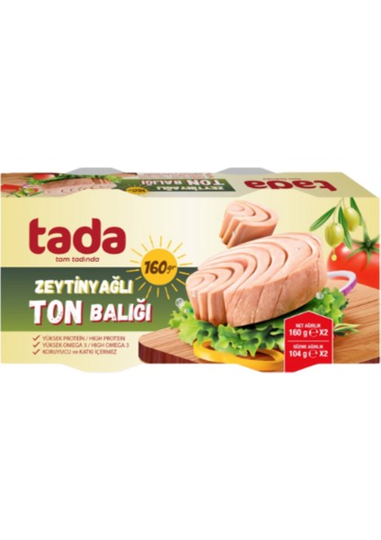 Zeytinyağlı Klasik Ton Balığı 160 gr x 10 Adet fiyatları