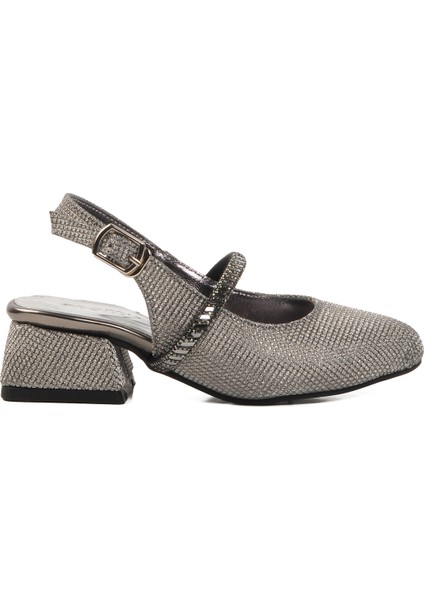 Gümüş Taş Işlemeli Kız Çocuk Ayakkabı 253 Ry 4091 P