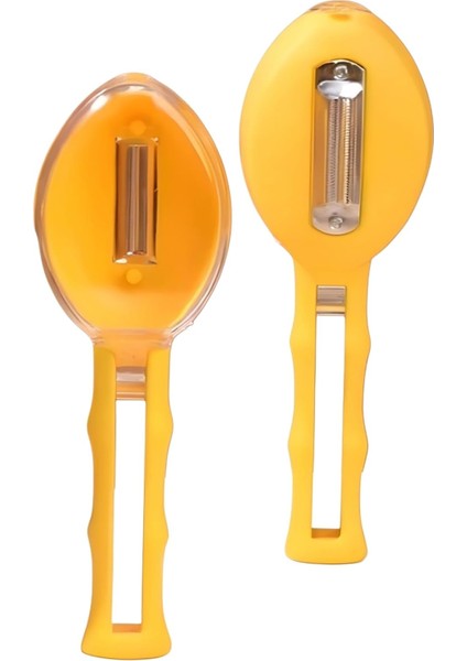 High-Tech Saklama Kutulu Meyve ve Sebze Soyucu - Tutması Kolay, Çok Amaçlı Mutfak Soyucu, Kaymaz Ergonomik Sap, Birinci Sınıf Meyve Soyucu