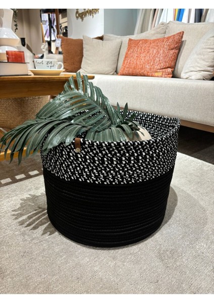 Amaterasu Jüt Hasır Sepet, Düzenleyici Sepet, Hasır Dokuma Sepet 40CM x 30CM