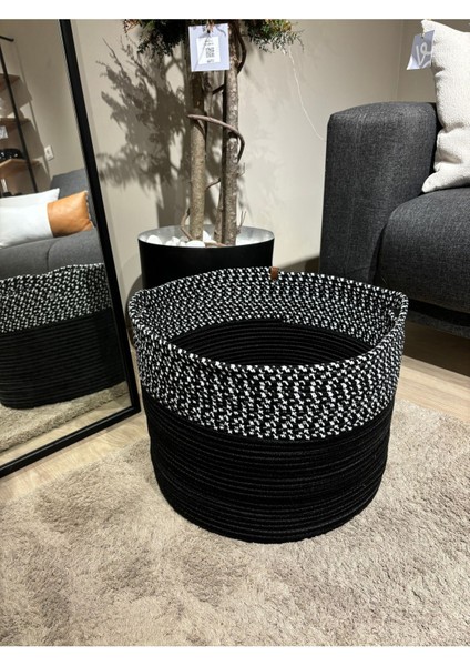 Amaterasu Jüt Hasır Sepet, Düzenleyici Sepet, Hasır Dokuma Sepet 40CM x 30CM