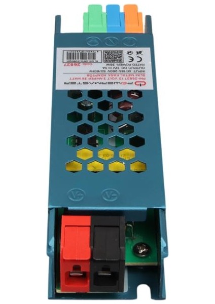 Powermaster PM-26827 12 Volt 3 Amper 36 Watt Slim Metal Kasa Adaptör 116X35X23MM fırsatları