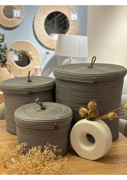 Victor Çok Amaçlı Düzenleyici Kapaklı Sepet,kapaklı Saksılık, Kapaklı Organizer 30X30 - Orta Boy indirimleri