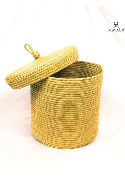 Çok Amaçlı,kapaklı 30CM-30CM Büyük Boy, Sepet, Jüt, Hasır, Dokuma Sepet, Düzenleyici fırsatları