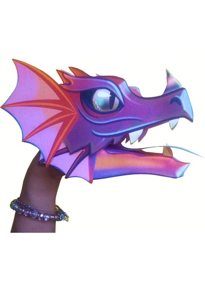 Ejderha El Kuklası, Mentosori Kes Yapıştır Kuşe Kukla