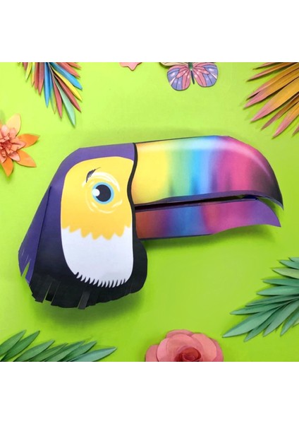 Toucan El Kuklası, Mentosori Kes Yapıştır Kuşe Kukla fırsatları