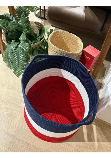 Tommy 45X35 Jüt Pamuklu Büyük Boy Sepet, Battaniye, Oyuncak Sepeti modelleri