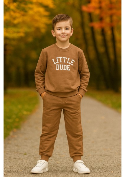 Little Baskı 2 Ip Erkek Çocuk Eşofman Takım