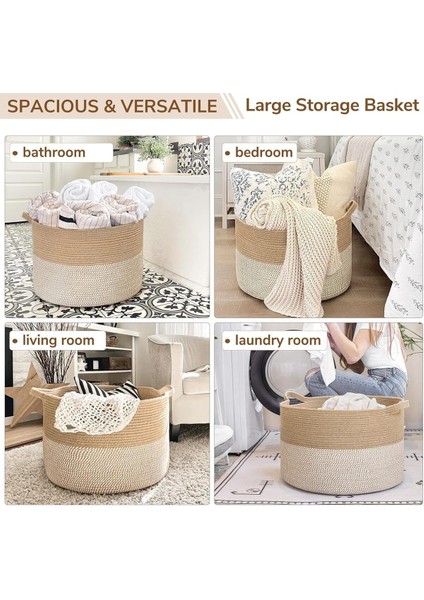 Amaterasu Jüt Hasır Sepet, Düzenleyici Sepet, Hasır Dokuma Sepet 40CM x 30CM fiyatları