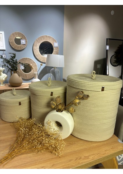 Victor Çok Amaçlı Düzenleyici Kapaklı Sepet,kapaklı Saksılık, Kapaklı Organizer 30X30 - Orta Boy fırsatları