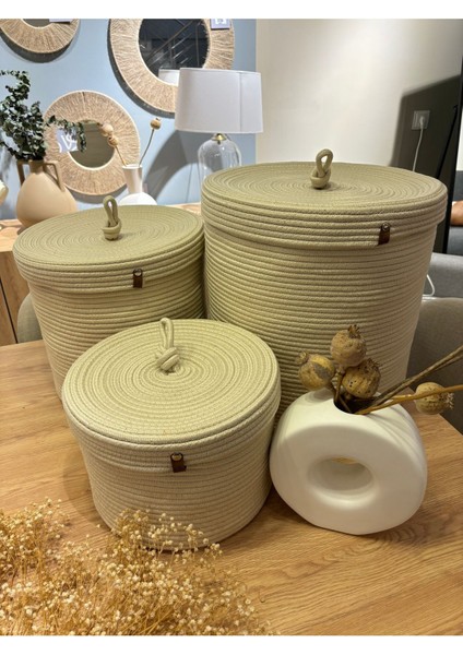 Victor Çok Amaçlı Düzenleyici Kapaklı Sepet,kapaklı Saksılık, Kapaklı Organizer 30X30 - Orta Boy