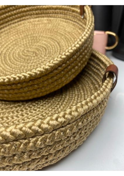 Çok Amaçlı Dekoratif Hasır Sepet Takımı 2 Li, Organizer, Hasır Sepet Hasır Sepet Takımı modelleri