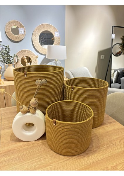 Rover Çok Amaçlı Düzenleyici Sepet, Saksılık, Organizer 3'lü Set