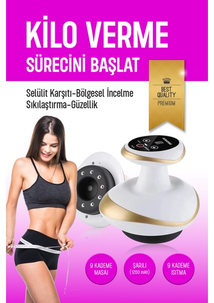 Ems Zayıflama Vakumlu Masaj cihazı zayıflatma Güzellik Selülit karşıtı. Vakumlu Cihaz Kilo! Verme