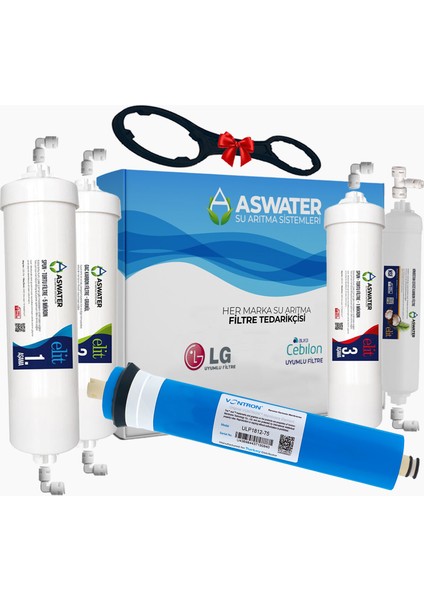 Ihlas Aura ve Tüm Kapalı Kasa Cihazlar ile Uyumlu Elıte Filtre Seti Vontron Membranlı