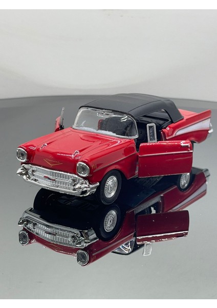 1.36 Ölçek Chevrolet Bel Air 1957 Klasik Metal Oyuncak Araba modelleri