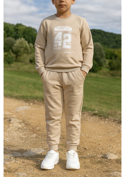 Tokyo Baskı 2 Ip Erkek Çocuk Eşofman Takım